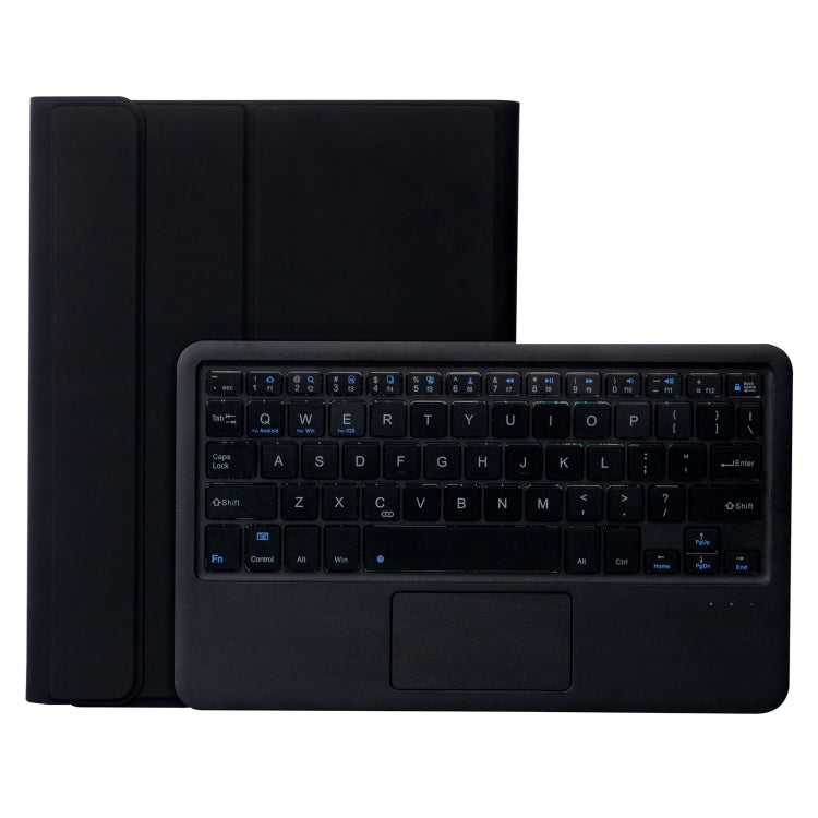 T098B-A Geprägte Hautstruktur TPU Abnehmbare Candy Colors Bluetooth-Tastatur Schutzhülle für iPad Air 11 2024 / 2025 / Air 4 10,9 Zoll 2020, mit Ständer & Stiftefach & Touch, T098B-A