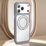 Precision Hole Skin-Feel Magnetic Holder Phone Case with AI Shutter Button, For iPhone 17 Pro Max, For iPhone 17 Pro