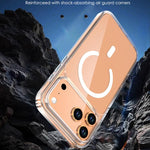 Kristallklare magnetische Handyhülle, für iPhone 17 Pro Max, für iPhone 17 Pro