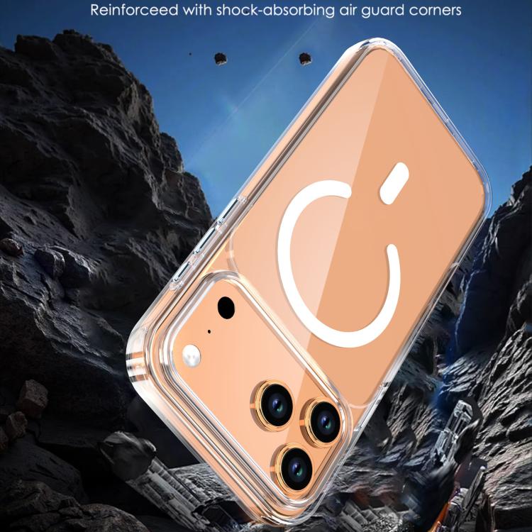 Kristallklare magnetische Handyhülle, für iPhone 17 Pro Max, für iPhone 17 Pro