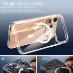 Kristallklare magnetische Handyhülle, für iPhone 17 Pro Max, für iPhone 17 Pro