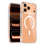 Kristallklare magnetische Handyhülle, für iPhone 17 Pro Max, für iPhone 17 Pro