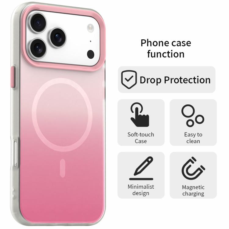 Candy Gradient Series 3 in 1 Hybrid Magnetic Phone Case, For iPhone 13 Pro Max, For iPhone 13 Pro, For iPhone 13