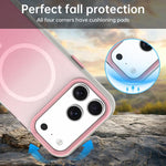 Candy Gradient Serie 3-in-1 Hybrid Magnetische Handyhülle, Für iPhone 17 Pro Max, Für iPhone 17 Pro, Für iPhone 17, Für iPhone Air, Für iPhone 16 Pro Max, Für iPhone 16 Pro, Für iPhone 16 Plus, Für iPhone 16