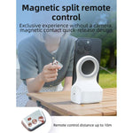 Magnetic Smartphone Shooting Holder Hand Grip Handle Snap On Phone Stand, Single Grip, With Fill Light