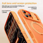 Alpha-Stil Drehbarer Halter Magnetische Handyhülle, Für iPhone 17 Pro Max, Für iPhone 17 Pro