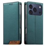 Dierfeng Zusammengesetzte Starke Magnetische RFID Vegane Leder-Handyhülle, Für iPhone 17e / 16e, Für iPhone 17 Pro Max, Für iPhone 17 Pro, Für iPhone 17, Für iPhone Air, Für iPhone 16 Pro Max, Für iPhone 16 Pro, Für iPhone 16 Plus