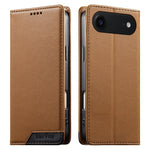 Dierfeng Zusammengesetzte Starke Magnetische RFID Vegane Leder-Handyhülle, Für iPhone 17e / 16e, Für iPhone 17 Pro Max, Für iPhone 17 Pro, Für iPhone 17, Für iPhone Air, Für iPhone 16 Pro Max, Für iPhone 16 Pro, Für iPhone 16 Plus