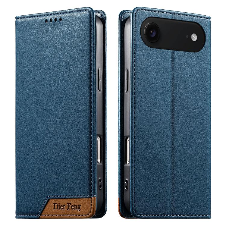 Dierfeng Zusammengesetzte Starke Magnetische RFID Vegane Leder-Handyhülle, Für iPhone 17e / 16e, Für iPhone 17 Pro Max, Für iPhone 17 Pro, Für iPhone 17, Für iPhone Air, Für iPhone 16 Pro Max, Für iPhone 16 Pro, Für iPhone 16 Plus