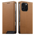 Dierfeng Zusammengesetzte Starke Magnetische RFID Vegane Leder-Handyhülle, Für iPhone 17e / 16e, Für iPhone 17 Pro Max, Für iPhone 17 Pro, Für iPhone 17, Für iPhone Air, Für iPhone 16 Pro Max, Für iPhone 16 Pro, Für iPhone 16 Plus