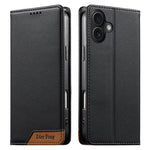 Dierfeng Zusammengesetzte Starke Magnetische RFID Vegane Leder-Handyhülle, Für iPhone 17e / 16e, Für iPhone 17 Pro Max, Für iPhone 17 Pro, Für iPhone 17, Für iPhone Air, Für iPhone 16 Pro Max, Für iPhone 16 Pro, Für iPhone 16 Plus