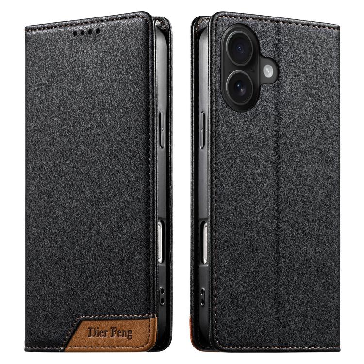Dierfeng Zusammengesetzte Starke Magnetische RFID Vegane Leder-Handyhülle, Für iPhone 16, Für iPhone 15 Pro Max, Für iPhone 15 Pro, Für iPhone 15 Plus, Für iPhone 15, Für iPhone 14 Plus, Für iPhone 14 / 13, Für iPhone 14 Pro