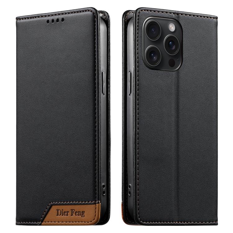 Dierfeng Zusammengesetzte Starke Magnetische RFID Vegane Leder-Handyhülle, Für iPhone 16, Für iPhone 15 Pro Max, Für iPhone 15 Pro, Für iPhone 15 Plus, Für iPhone 15, Für iPhone 14 Plus, Für iPhone 14 / 13, Für iPhone 14 Pro