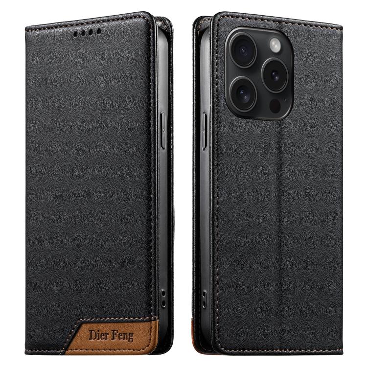 Dierfeng Zusammengesetzte Starke Magnetische RFID Vegane Leder-Handyhülle, Für iPhone 16, Für iPhone 15 Pro Max, Für iPhone 15 Pro, Für iPhone 15 Plus, Für iPhone 15, Für iPhone 14 Plus, Für iPhone 14 / 13, Für iPhone 14 Pro
