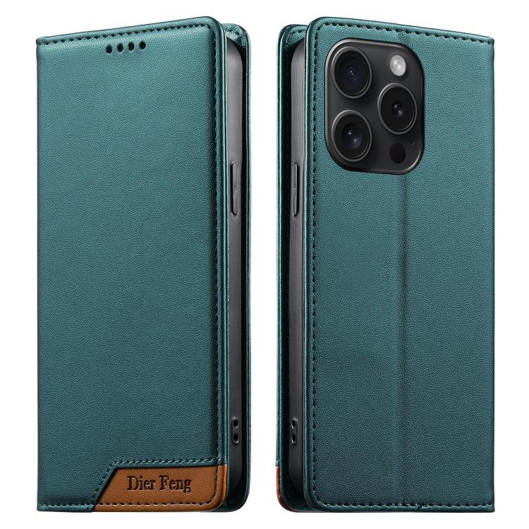 Dierfeng Zusammengesetzte Starke Magnetische RFID Vegane Leder-Handyhülle, Für iPhone 16, Für iPhone 15 Pro Max, Für iPhone 15 Pro, Für iPhone 15 Plus, Für iPhone 15, Für iPhone 14 Plus, Für iPhone 14 / 13, Für iPhone 14 Pro