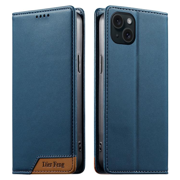 Dierfeng Zusammengesetzte Starke Magnetische RFID Vegane Leder-Handyhülle, Für iPhone 16, Für iPhone 15 Pro Max, Für iPhone 15 Pro, Für iPhone 15 Plus, Für iPhone 15, Für iPhone 14 Plus, Für iPhone 14 / 13, Für iPhone 14 Pro