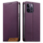 Dierfeng Splicing Strong Magnetic RFID Vegan Leather Phone Case, For iPhone 14 Pro Max, For iPhone SE 2022 / SE 2020 / 8 / 7, For iPhone 13 Pro Max, For iPhone 13 Pro, For iPhone 13 mini, For iPhone 12 / 12 Pro, For iPhone 12 Pro Max, For iPhone 12 mini