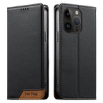 Dierfeng Zusammengesetzte Starke Magnetische RFID Vegane Leder-Handyhülle, Für iPhone 16, Für iPhone 15 Pro Max, Für iPhone 15 Pro, Für iPhone 15 Plus, Für iPhone 15, Für iPhone 14 Plus, Für iPhone 14 / 13, Für iPhone 14 Pro