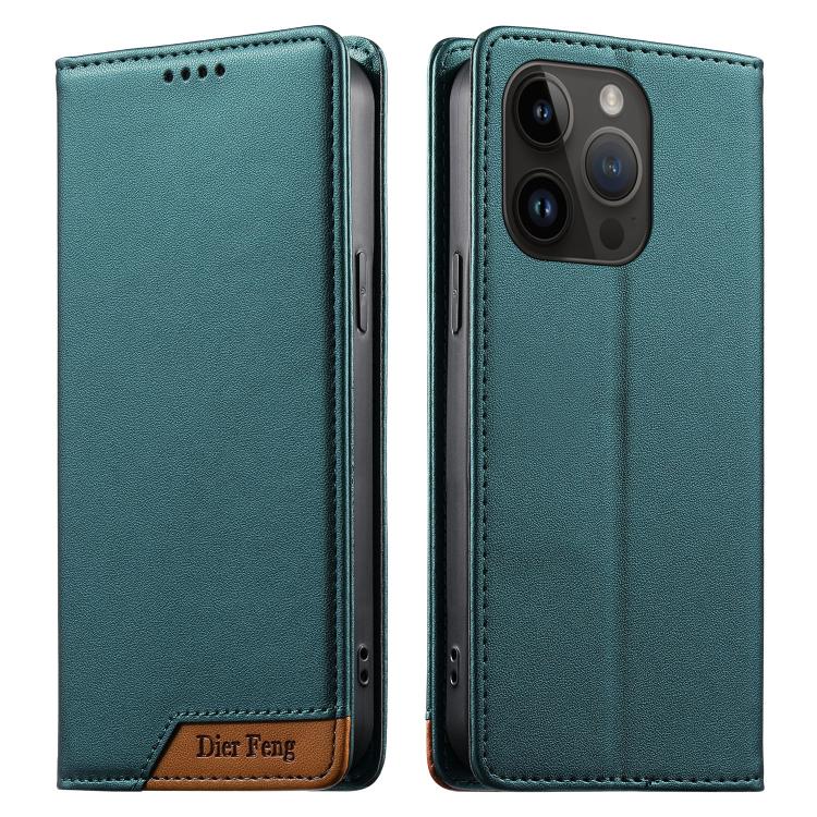 Dierfeng Zusammengesetzte Starke Magnetische RFID Vegane Leder-Handyhülle, Für iPhone 16, Für iPhone 15 Pro Max, Für iPhone 15 Pro, Für iPhone 15 Plus, Für iPhone 15, Für iPhone 14 Plus, Für iPhone 14 / 13, Für iPhone 14 Pro