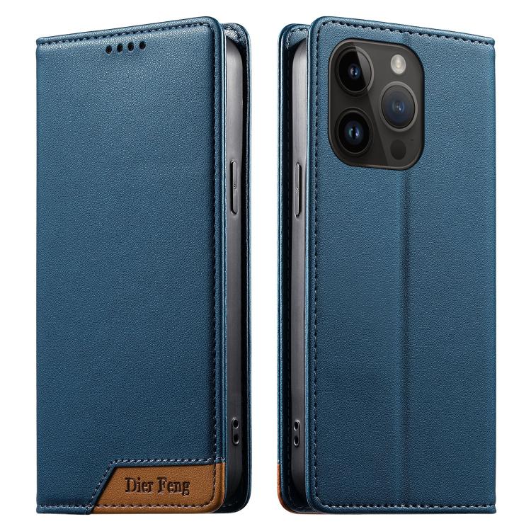 Dierfeng Zusammengesetzte Starke Magnetische RFID Vegane Leder-Handyhülle, Für iPhone 16, Für iPhone 15 Pro Max, Für iPhone 15 Pro, Für iPhone 15 Plus, Für iPhone 15, Für iPhone 14 Plus, Für iPhone 14 / 13, Für iPhone 14 Pro
