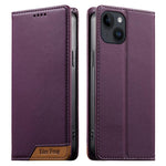 Dierfeng Zusammengesetzte Starke Magnetische RFID Vegane Leder-Handyhülle, Für iPhone 16, Für iPhone 15 Pro Max, Für iPhone 15 Pro, Für iPhone 15 Plus, Für iPhone 15, Für iPhone 14 Plus, Für iPhone 14 / 13, Für iPhone 14 Pro