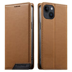 Dierfeng Zusammengesetzte Starke Magnetische RFID Vegane Leder-Handyhülle, Für iPhone 16, Für iPhone 15 Pro Max, Für iPhone 15 Pro, Für iPhone 15 Plus, Für iPhone 15, Für iPhone 14 Plus, Für iPhone 14 / 13, Für iPhone 14 Pro
