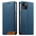 Dierfeng Zusammengesetzte Starke Magnetische RFID Vegane Leder-Handyhülle, Für iPhone 16, Für iPhone 15 Pro Max, Für iPhone 15 Pro, Für iPhone 15 Plus, Für iPhone 15, Für iPhone 14 Plus, Für iPhone 14 / 13, Für iPhone 14 Pro