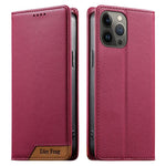 Dierfeng Splicing Strong Magnetic RFID Vegan Leather Phone Case, For iPhone 14 Pro Max, For iPhone SE 2022 / SE 2020 / 8 / 7, For iPhone 13 Pro Max, For iPhone 13 Pro, For iPhone 13 mini, For iPhone 12 / 12 Pro, For iPhone 12 Pro Max, For iPhone 12 mini