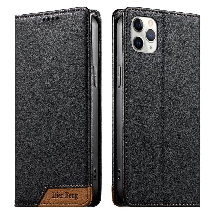 Dierfeng Zusammengesetzte Starke Magnetische RFID Vegane Leder Handyhülle, Für iPhone 11 Pro Max, Für iPhone 11, Für iPhone 11 Pro, Für iPhone X / XS, Für iPhone XR, Für iPhone XS Max, Für iPhone 8 Plus / 7 Plus