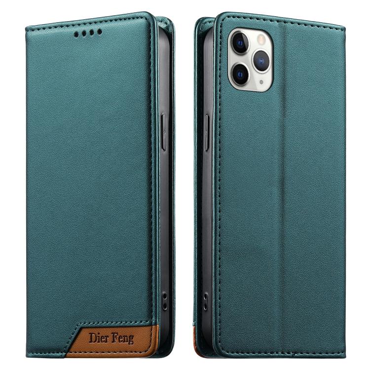 Dierfeng Zusammengesetzte Starke Magnetische RFID Vegane Leder Handyhülle, Für iPhone 11 Pro Max, Für iPhone 11, Für iPhone 11 Pro, Für iPhone X / XS, Für iPhone XR, Für iPhone XS Max, Für iPhone 8 Plus / 7 Plus