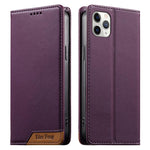 Dierfeng Zusammengesetzte Starke Magnetische RFID Vegane Leder Handyhülle, Für iPhone 11 Pro Max, Für iPhone 11, Für iPhone 11 Pro, Für iPhone X / XS, Für iPhone XR, Für iPhone XS Max, Für iPhone 8 Plus / 7 Plus