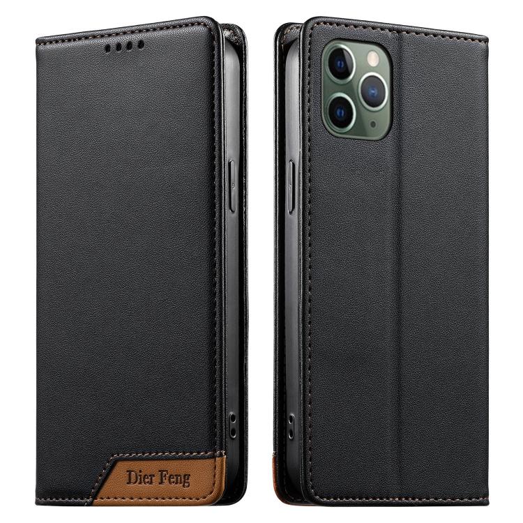 Dierfeng Zusammengesetzte Starke Magnetische RFID Vegane Leder Handyhülle, Für iPhone 11 Pro Max, Für iPhone 11, Für iPhone 11 Pro, Für iPhone X / XS, Für iPhone XR, Für iPhone XS Max, Für iPhone 8 Plus / 7 Plus