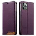 Dierfeng Zusammengesetzte Starke Magnetische RFID Vegane Leder Handyhülle, Für iPhone 11 Pro Max, Für iPhone 11, Für iPhone 11 Pro, Für iPhone X / XS, Für iPhone XR, Für iPhone XS Max, Für iPhone 8 Plus / 7 Plus