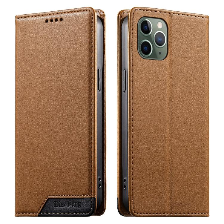 Dierfeng Zusammengesetzte Starke Magnetische RFID Vegane Leder Handyhülle, Für iPhone 11 Pro Max, Für iPhone 11, Für iPhone 11 Pro, Für iPhone X / XS, Für iPhone XR, Für iPhone XS Max, Für iPhone 8 Plus / 7 Plus