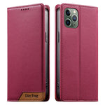 Dierfeng Zusammengesetzte Starke Magnetische RFID Vegane Leder Handyhülle, Für iPhone 11 Pro Max, Für iPhone 11, Für iPhone 11 Pro, Für iPhone X / XS, Für iPhone XR, Für iPhone XS Max, Für iPhone 8 Plus / 7 Plus