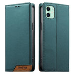Dierfeng Zusammengesetzte Starke Magnetische RFID Vegane Leder Handyhülle, Für iPhone 11 Pro Max, Für iPhone 11, Für iPhone 11 Pro, Für iPhone X / XS, Für iPhone XR, Für iPhone XS Max, Für iPhone 8 Plus / 7 Plus