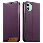 Dierfeng Zusammengesetzte Starke Magnetische RFID Vegane Leder Handyhülle, Für iPhone 11 Pro Max, Für iPhone 11, Für iPhone 11 Pro, Für iPhone X / XS, Für iPhone XR, Für iPhone XS Max, Für iPhone 8 Plus / 7 Plus