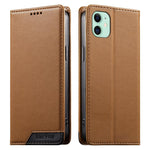 Dierfeng Zusammengesetzte Starke Magnetische RFID Vegane Leder Handyhülle, Für iPhone 11 Pro Max, Für iPhone 11, Für iPhone 11 Pro, Für iPhone X / XS, Für iPhone XR, Für iPhone XS Max, Für iPhone 8 Plus / 7 Plus