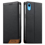 Dierfeng Zusammengesetzte Starke Magnetische RFID Vegane Leder Handyhülle, Für iPhone 11 Pro Max, Für iPhone 11, Für iPhone 11 Pro, Für iPhone X / XS, Für iPhone XR, Für iPhone XS Max, Für iPhone 8 Plus / 7 Plus