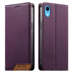Dierfeng Zusammengesetzte Starke Magnetische RFID Vegane Leder Handyhülle, Für iPhone 11 Pro Max, Für iPhone 11, Für iPhone 11 Pro, Für iPhone X / XS, Für iPhone XR, Für iPhone XS Max, Für iPhone 8 Plus / 7 Plus