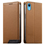 Dierfeng Zusammengesetzte Starke Magnetische RFID Vegane Leder Handyhülle, Für iPhone 11 Pro Max, Für iPhone 11, Für iPhone 11 Pro, Für iPhone X / XS, Für iPhone XR, Für iPhone XS Max, Für iPhone 8 Plus / 7 Plus