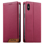 Dierfeng Zusammengesetzte Starke Magnetische RFID Vegane Leder Handyhülle, Für iPhone 11 Pro Max, Für iPhone 11, Für iPhone 11 Pro, Für iPhone X / XS, Für iPhone XR, Für iPhone XS Max, Für iPhone 8 Plus / 7 Plus