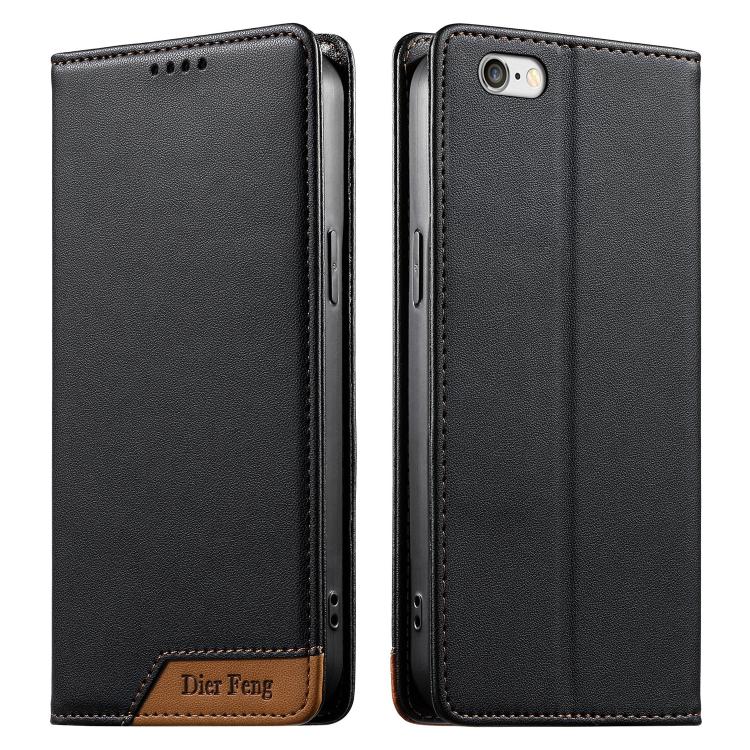 Dierfeng Zusammengesetzte Starke Magnetische RFID Vegane Leder Handyhülle, Für iPhone 11 Pro Max, Für iPhone 11, Für iPhone 11 Pro, Für iPhone X / XS, Für iPhone XR, Für iPhone XS Max, Für iPhone 8 Plus / 7 Plus