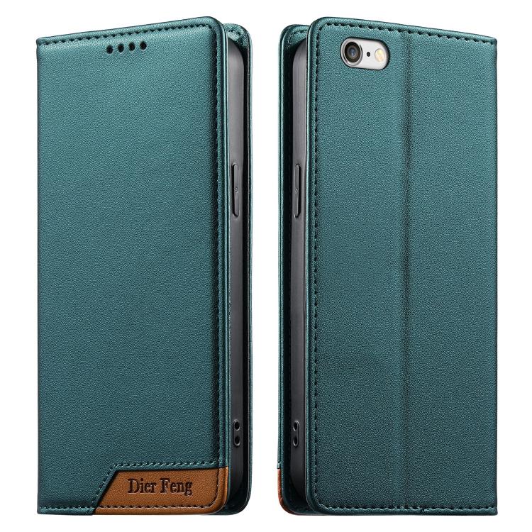 Dierfeng Zusammengesetzte Starke Magnetische RFID Vegane Leder Handyhülle, Für iPhone 11 Pro Max, Für iPhone 11, Für iPhone 11 Pro, Für iPhone X / XS, Für iPhone XR, Für iPhone XS Max, Für iPhone 8 Plus / 7 Plus