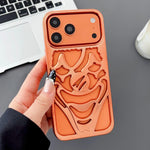 Galvanisierte Ausgehöhlte Clown Wärmeableitung TPU Handyhülle, Für iPhone 17 Pro Max, Für iPhone 17 Pro, Für iPhone 17, Für iPhone 16 Pro Max, Für iPhone 16 Pro, Für iPhone 16