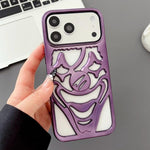 Galvanisierte Ausgehöhlte Clown Wärmeableitung TPU Handyhülle, Für iPhone 17 Pro Max, Für iPhone 17 Pro, Für iPhone 17, Für iPhone 16 Pro Max, Für iPhone 16 Pro, Für iPhone 16