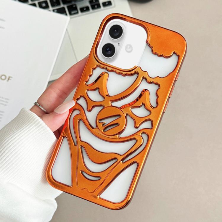 Galvanisierte Ausgehöhlte Clown Wärmeableitung TPU Handyhülle, Für iPhone 17 Pro Max, Für iPhone 17 Pro, Für iPhone 17, Für iPhone 16 Pro Max, Für iPhone 16 Pro, Für iPhone 16