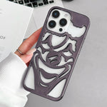 Galvanisierte Ausgehöhlte Clown Wärmeableitung TPU Handyhülle, Für iPhone 17 Pro Max, Für iPhone 17 Pro, Für iPhone 17, Für iPhone 16 Pro Max, Für iPhone 16 Pro, Für iPhone 16