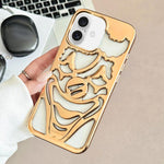 Galvanisierte Ausgehöhlte Clown Wärmeableitung TPU Handyhülle, Für iPhone 17 Pro Max, Für iPhone 17 Pro, Für iPhone 17, Für iPhone 16 Pro Max, Für iPhone 16 Pro, Für iPhone 16