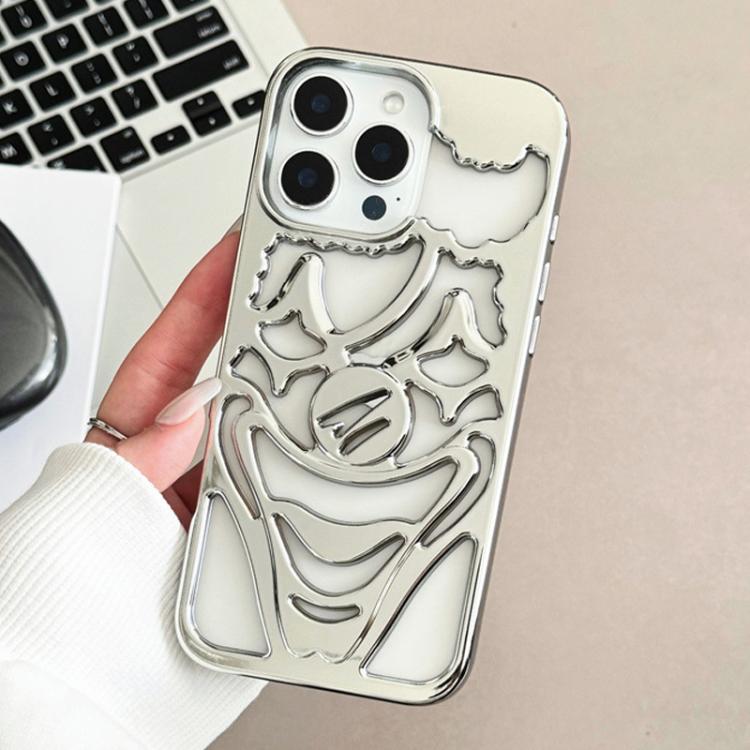 Electroplated Hollow Out Clown Heat Dissipation TPU Phone Case, For iPhone 13 Pro Max, For iPhone 13 Pro, For iPhone 13